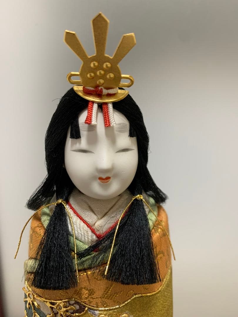 ★最終値下げ★吉徳監製　雛人形　立雛　西軍織本金箔押　正絹　春光雛