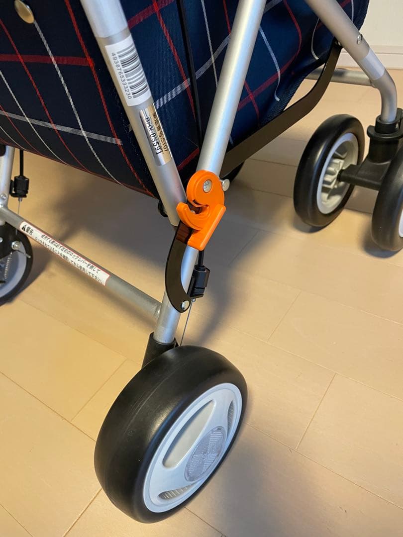 幸和製作所　シルバーカー　歩行器ネイビーチェック