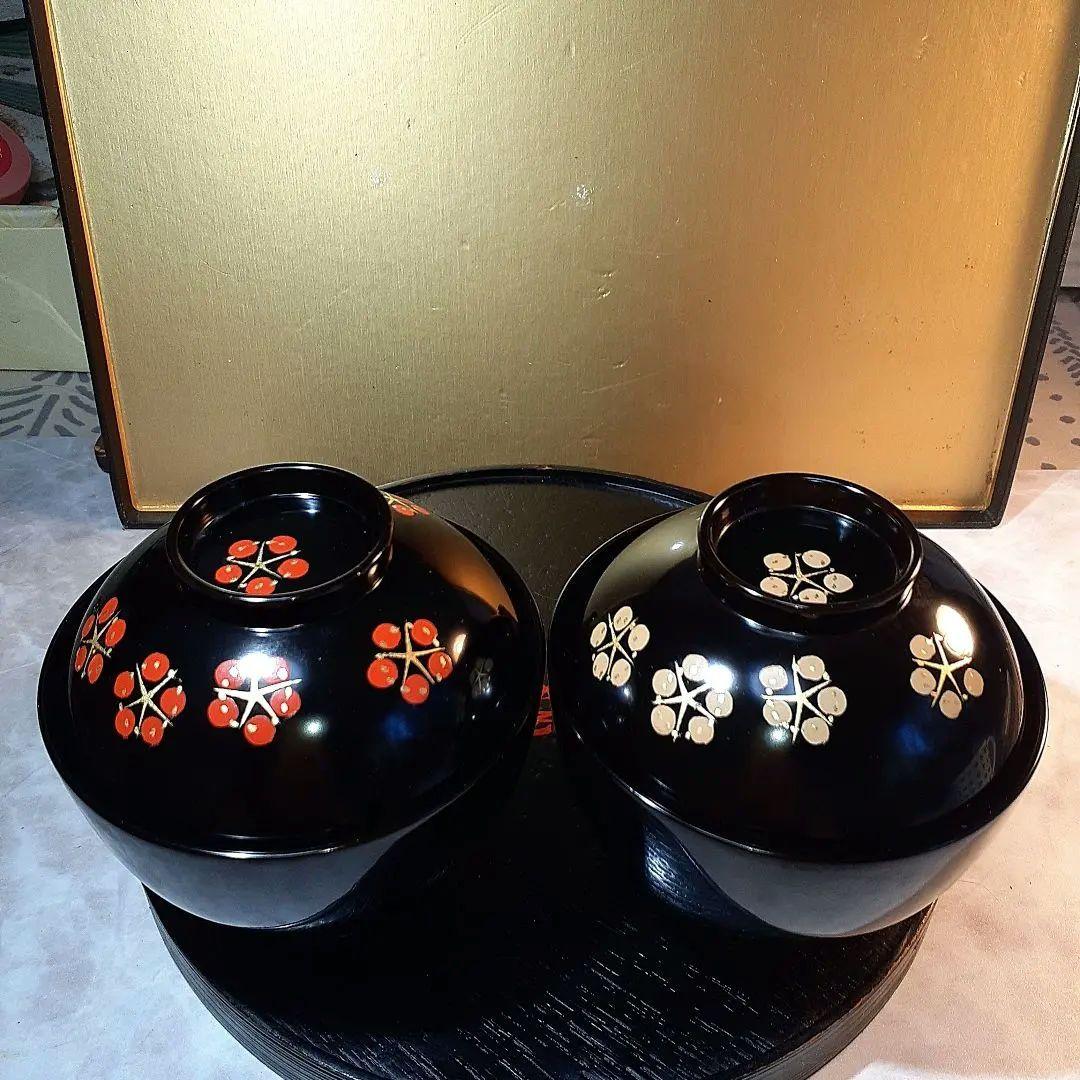 象彦　梅の花のお椀 　　　　　　2個セット