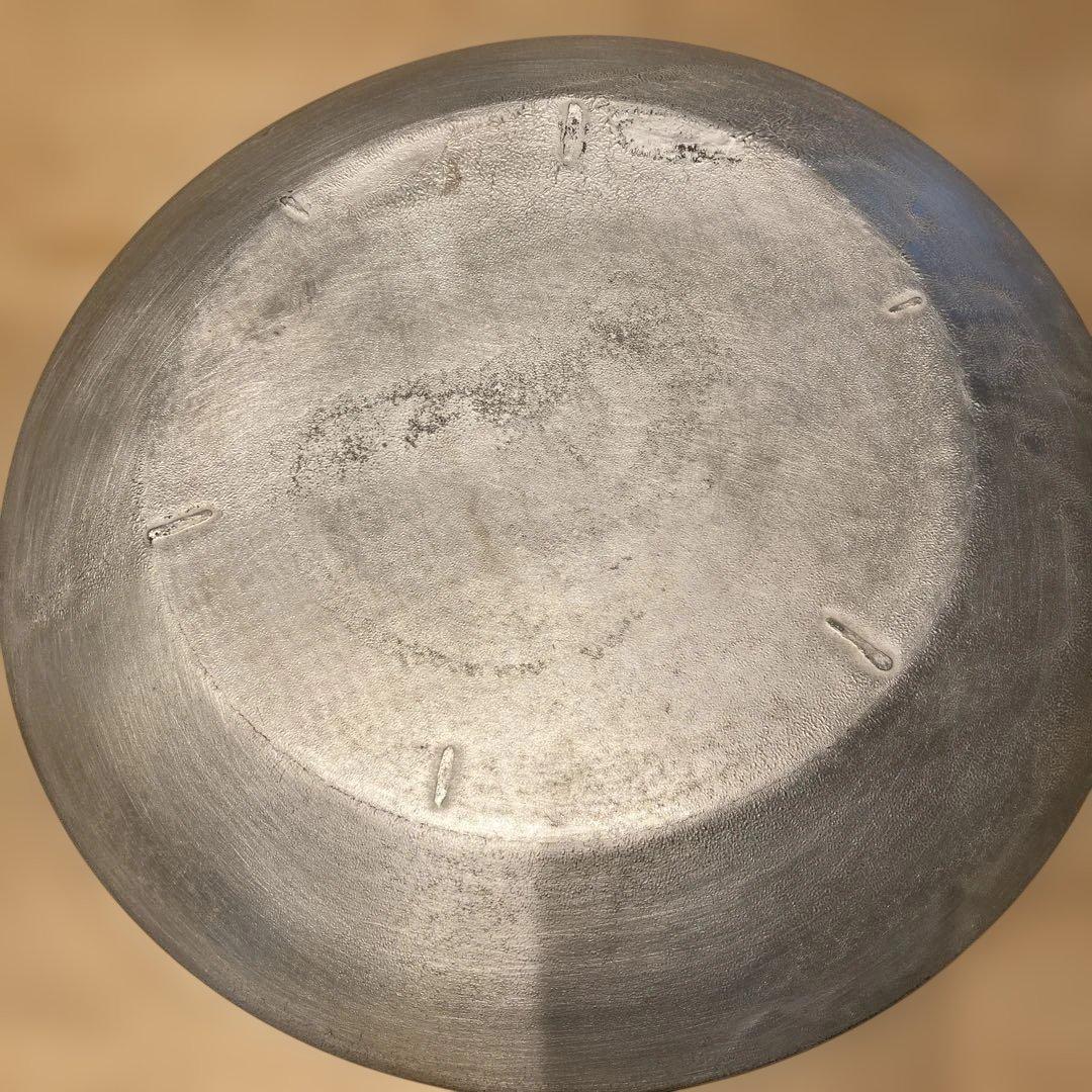 青木良太　銀彩　リム皿