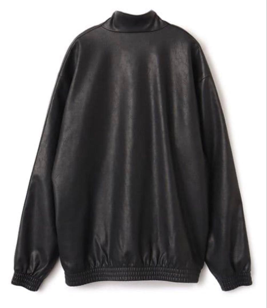 M Adidas プレザー ファイヤーバード トラックトップ レザージャケット