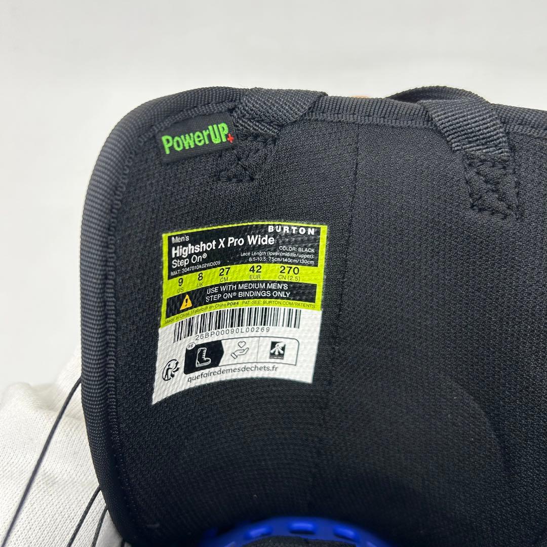 【新品】BURTON STEP ON HIGHSHOT X PRO WIDE