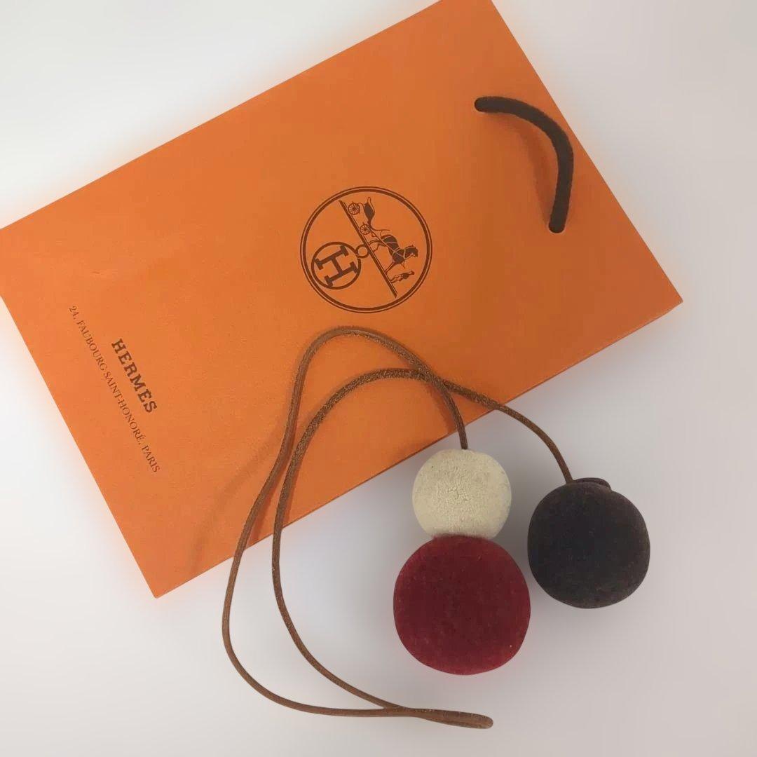 エルメス　ポンポン　バッグチャーム 　ビンテージ