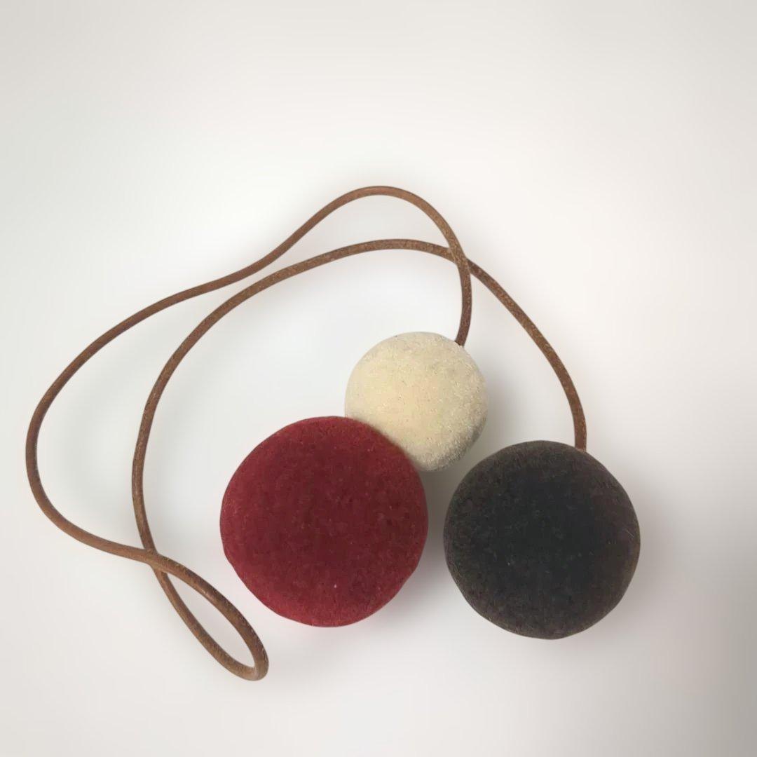 エルメス　ポンポン　バッグチャーム 　ビンテージ