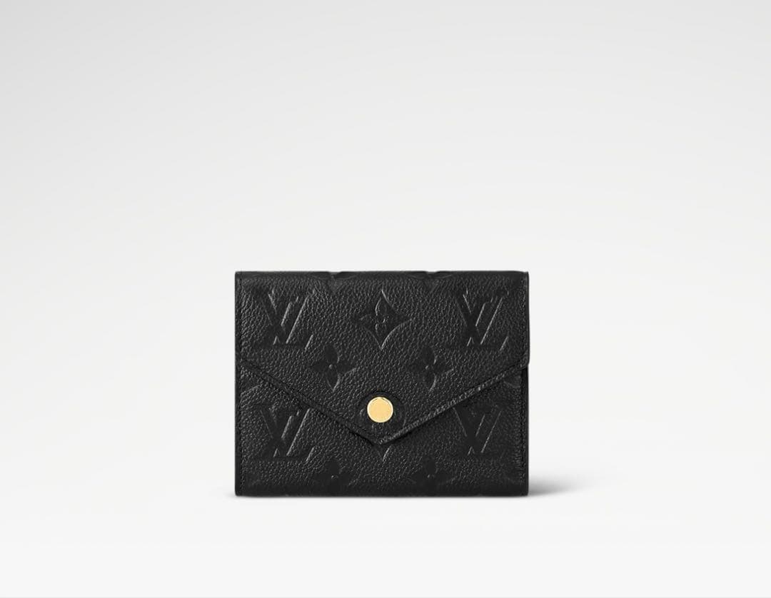 新品同様　ポルトフォイユ・ヴィクトリーヌ　ノワール