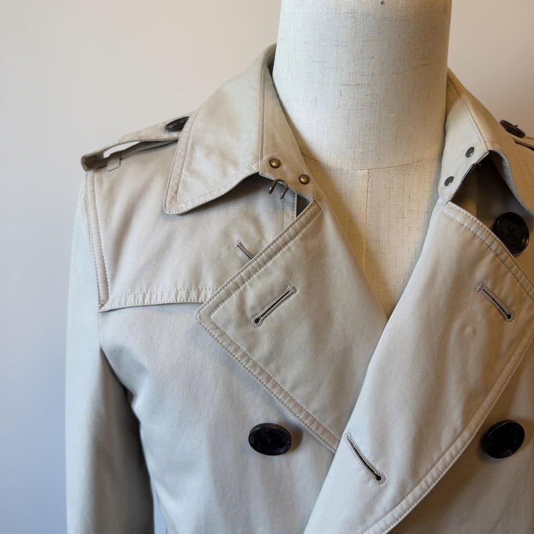 BURBERRYベージュ ダブルブレスト トレンチコートサイズM