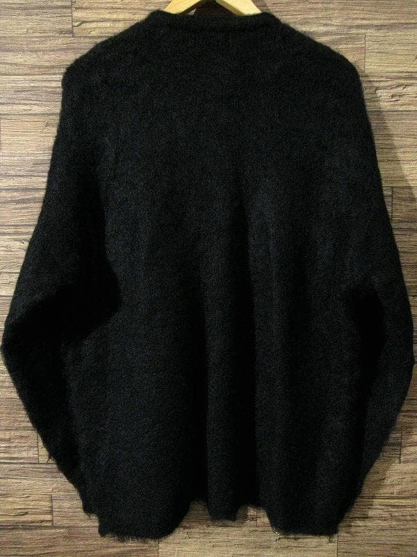 専用　日本製 ステップアヘッド 毛足長 モヘア モヘヤ カーディガン ブラック