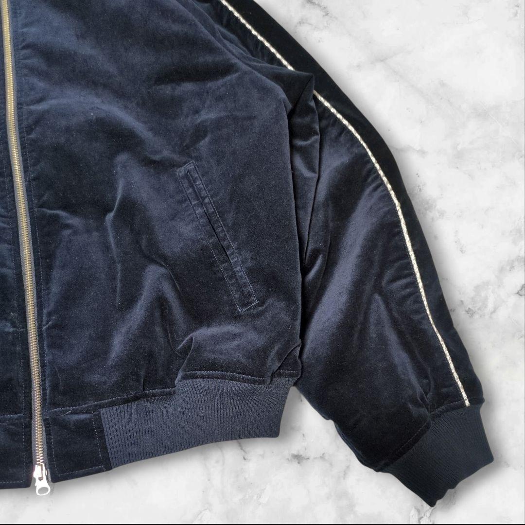 未使用級✨BEAMS 25AW リラックスフィット ベロア スカジャン 完売品