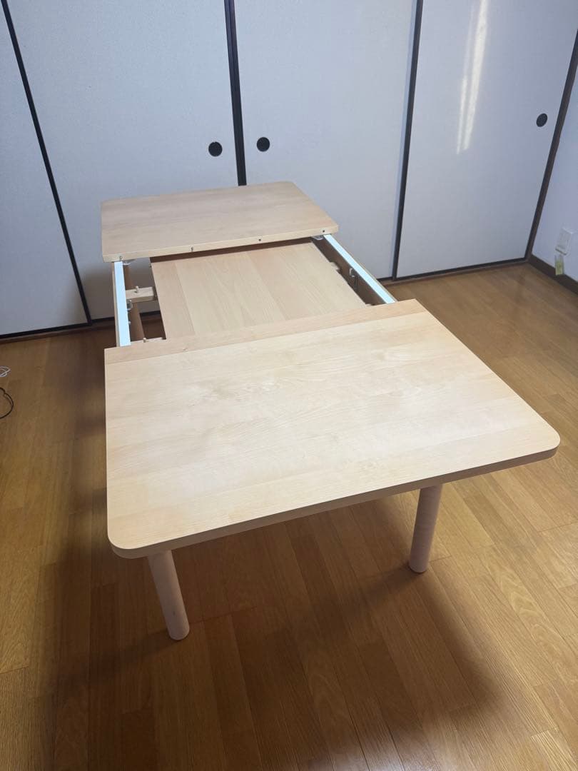 【2/7直接取引限定】IKEA ロッニンゲ ダイニング伸長式テーブル　椅子セット