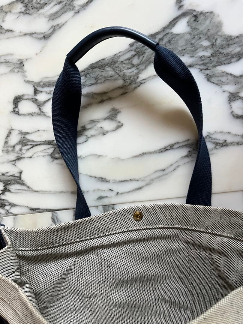 L/UNIFORM リュニフォーム　トートバッグ　プレスバッグ　縦長