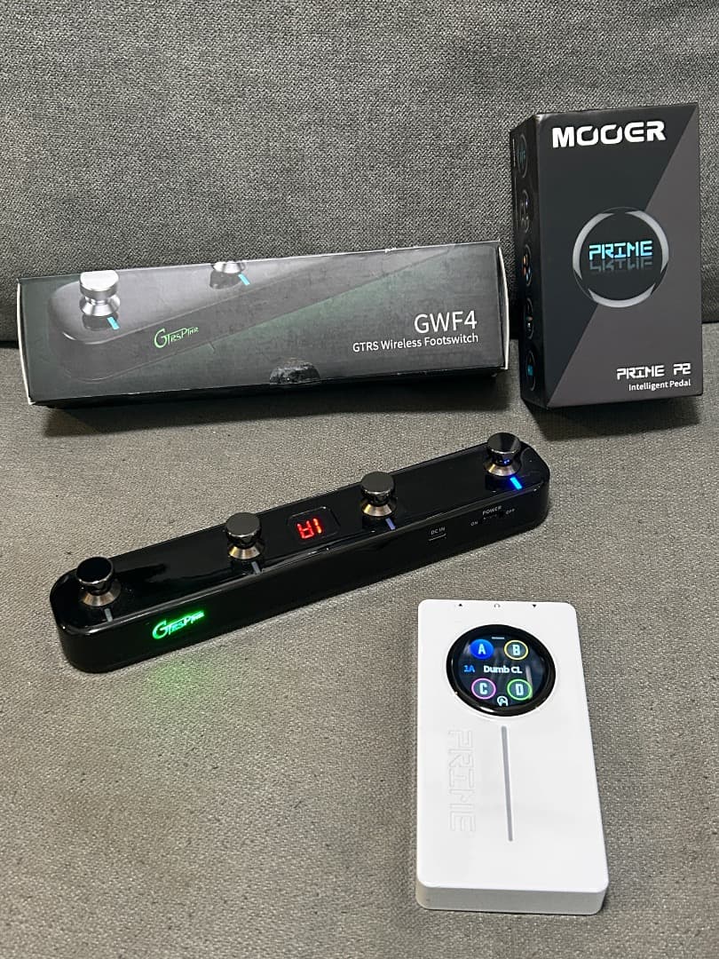 Mooer Prime P2+ワイヤレスフットペダルGWF4