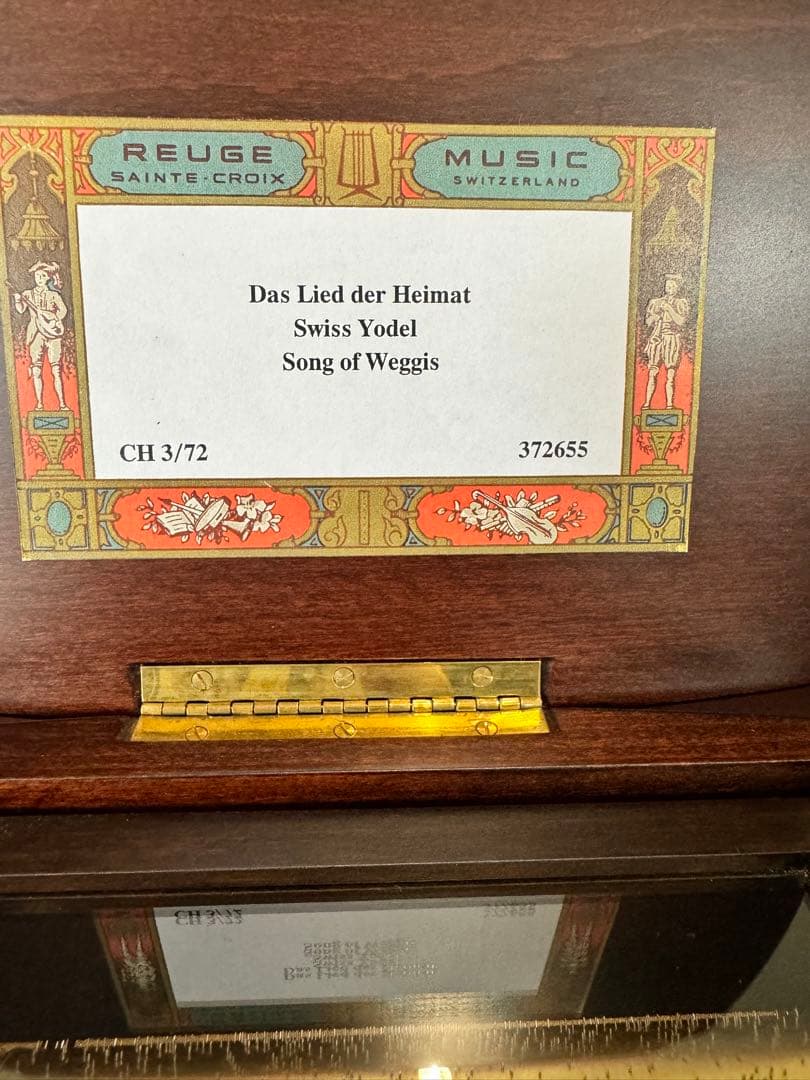 リュージュ 72弁スイスヨーデル他 レア曲