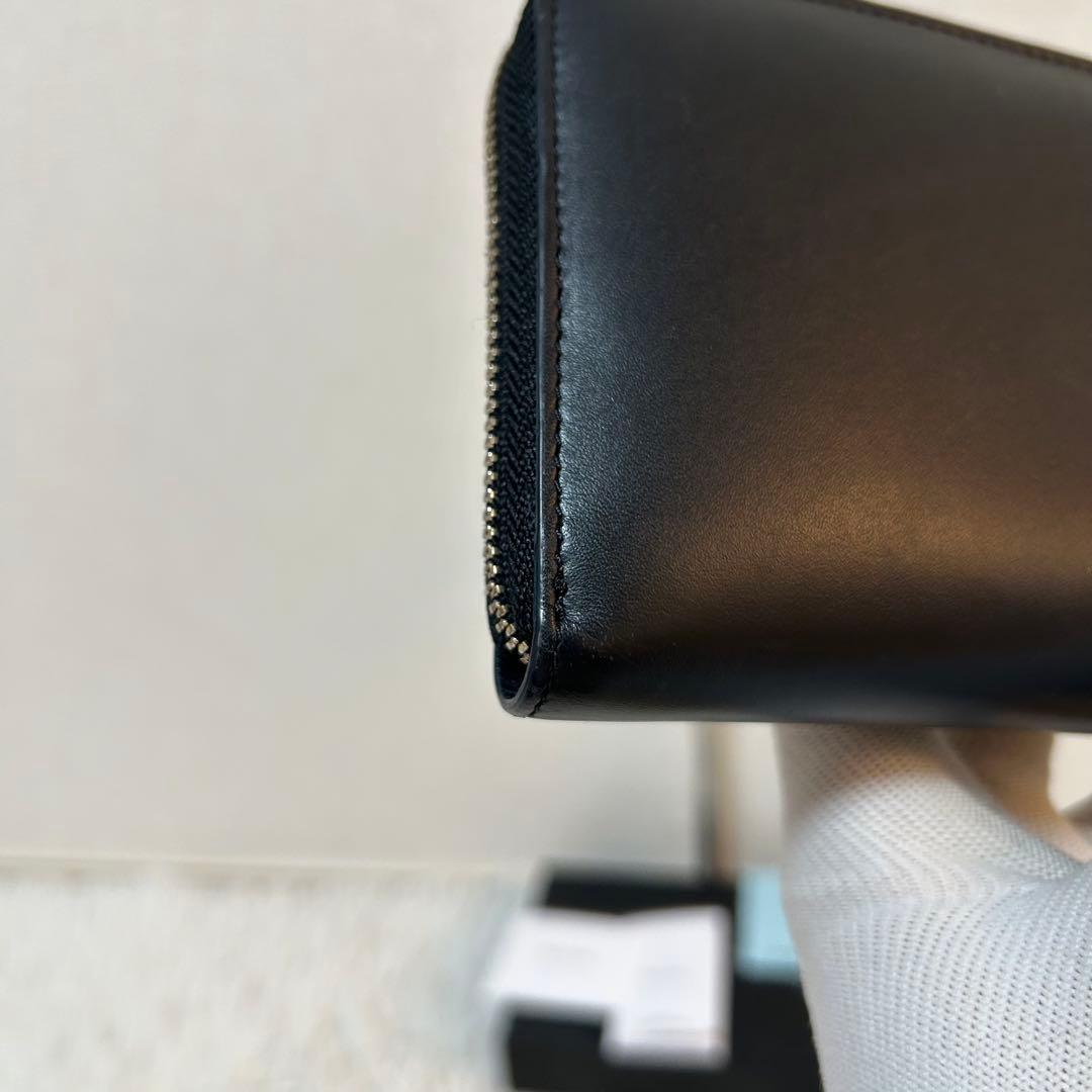 【完売品✨美品/マルチカラー】ポールスミス　ラウンドジップ　長財布　レザー　黒