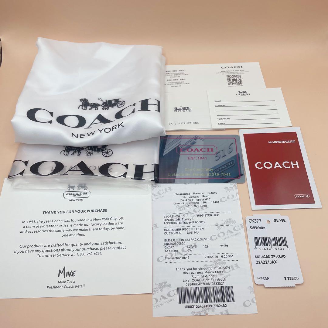 COACH ミニ コート バックパック・レインボー シグネチャー キャンバス