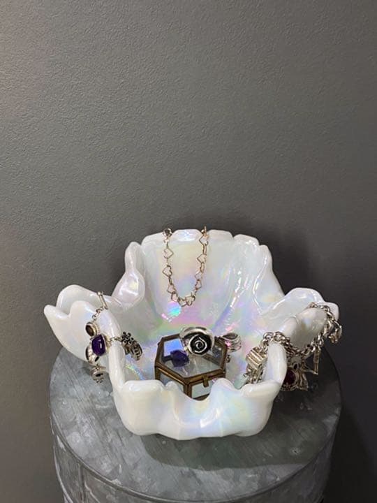 ビンテージ アンティーク デッドストック オーロラ 陶器 アクセサリー 保管