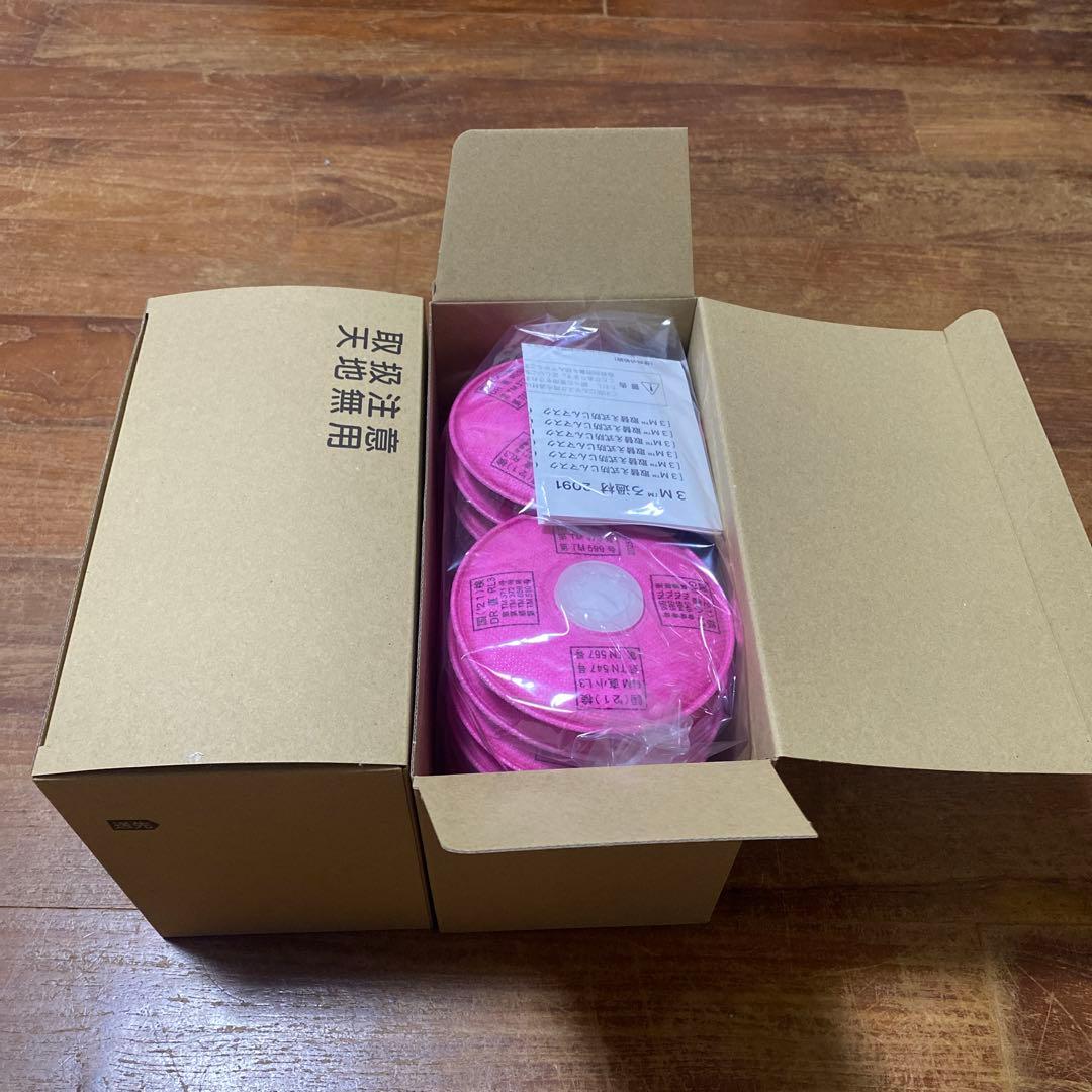 3M防塵マスク ろ過材 替えフィルター 10セット(20枚入)二箱