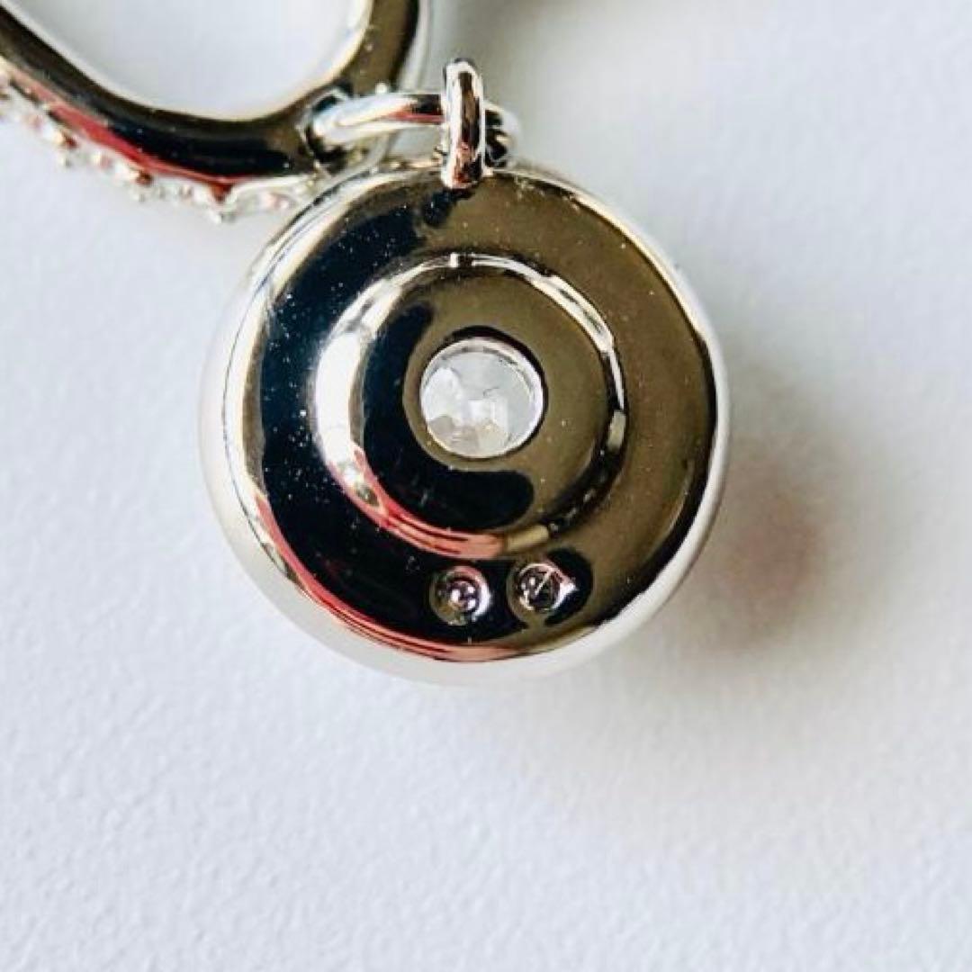 【極美品】スワロフスキー Angelic ラウンドカット ドロップピアス