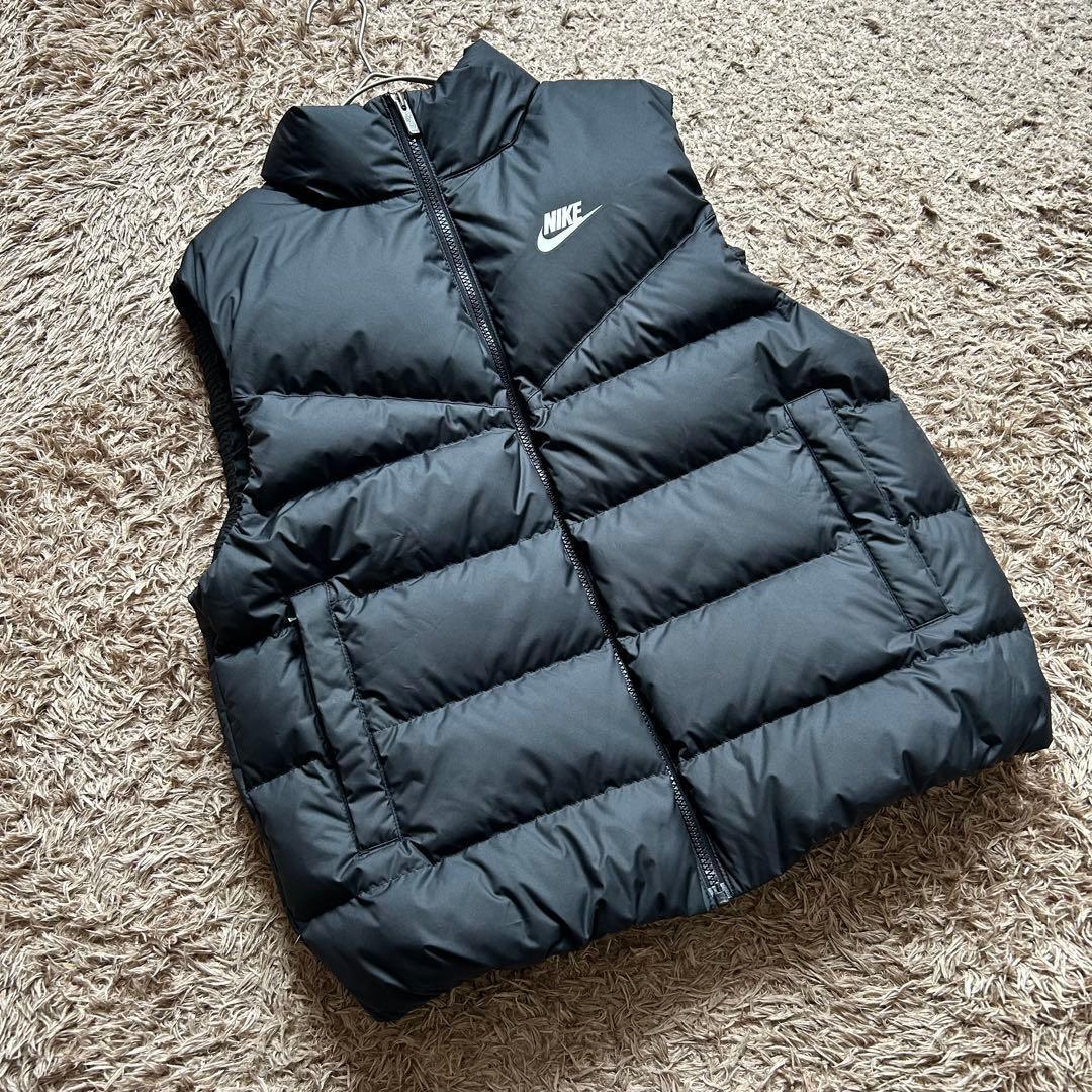 ナイキ Therma-FIT ウィンドランナー ダウンベスト M 黒 美品