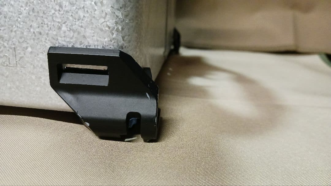 スノーピーク　シェルフコンテナ 25 & 天板 & 脚ブラック塗装カスタム