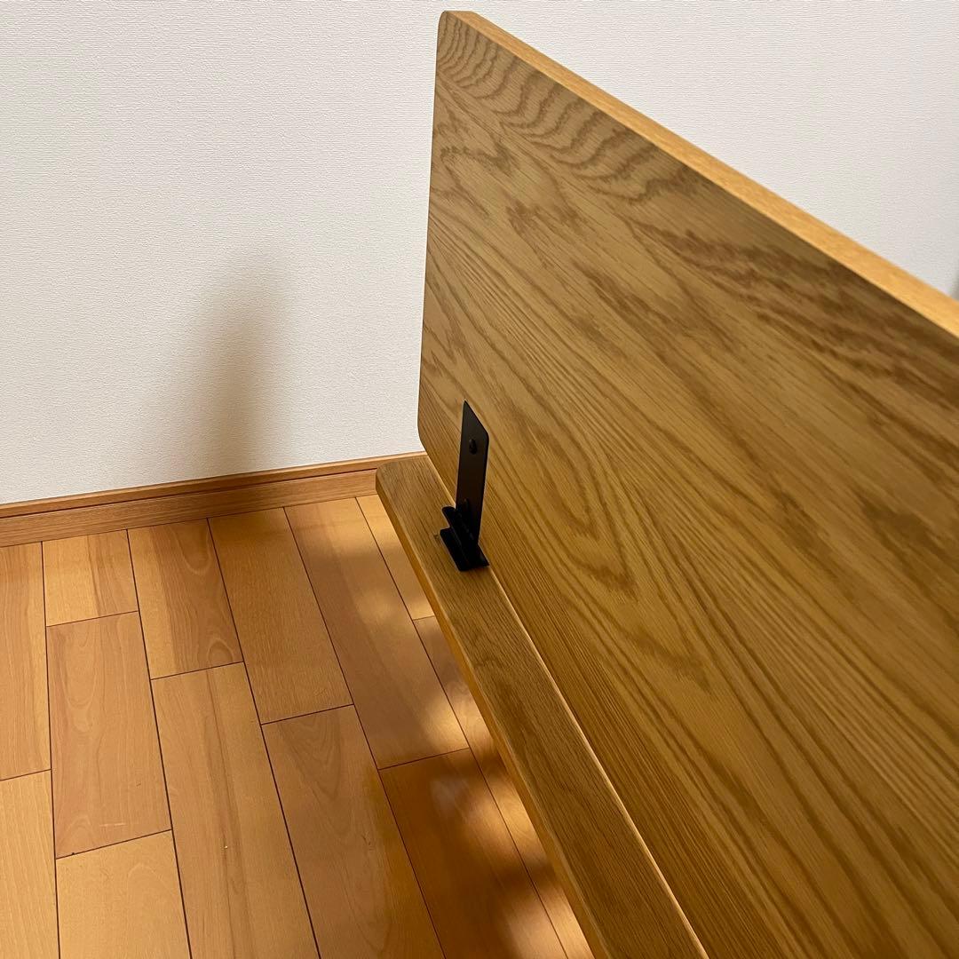 無印良品 ベッドフレーム・スモール 木製・背板付き