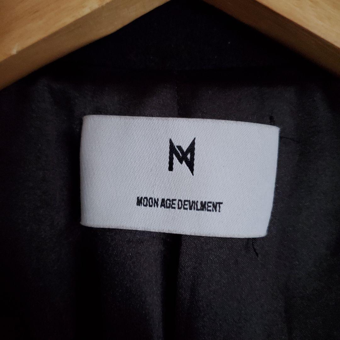 Moonage devilment 美品 ロングコート y2k　ブラック　ウール