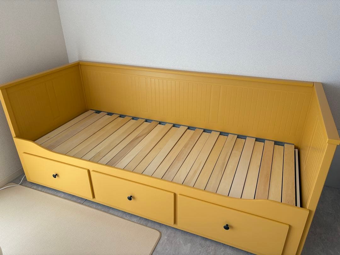 IKEA ヘムネス　デイベッド　イエロー | 完成品発送