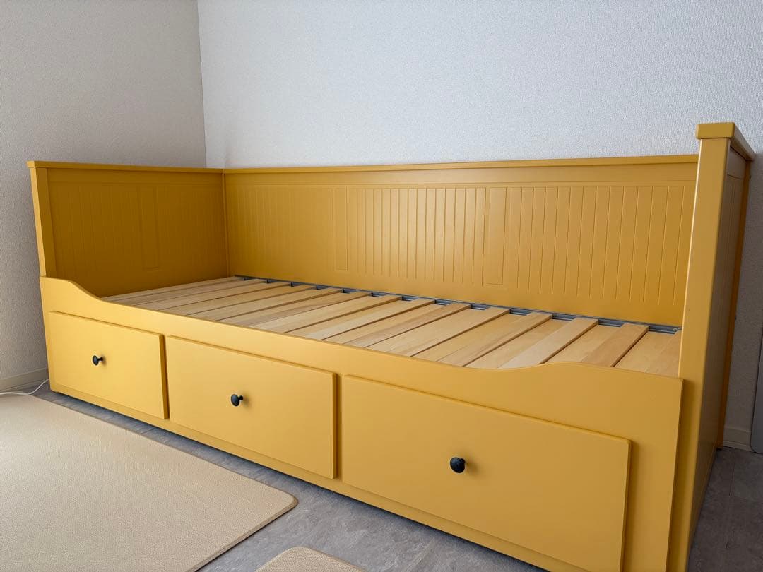 IKEA ヘムネス　デイベッド　イエロー | 完成品発送
