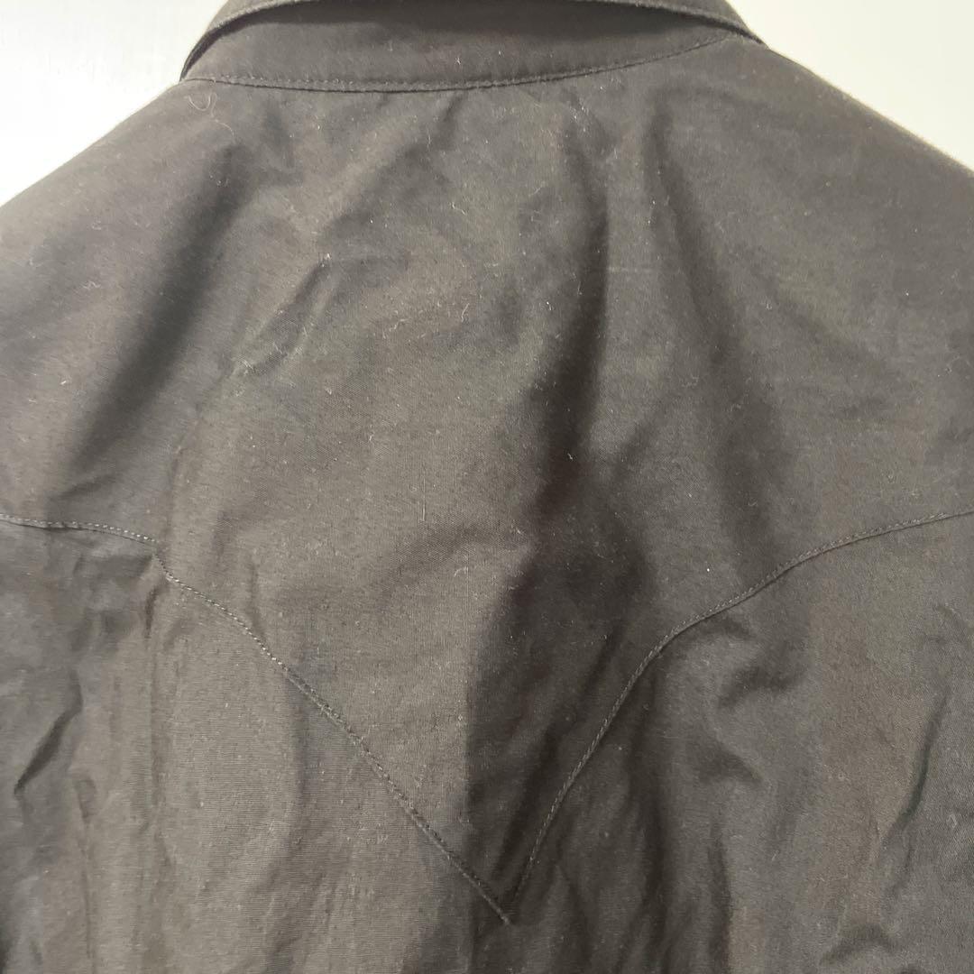 80s Rockmount ブラックウエスタンシャツUSA製ヴィンテージ