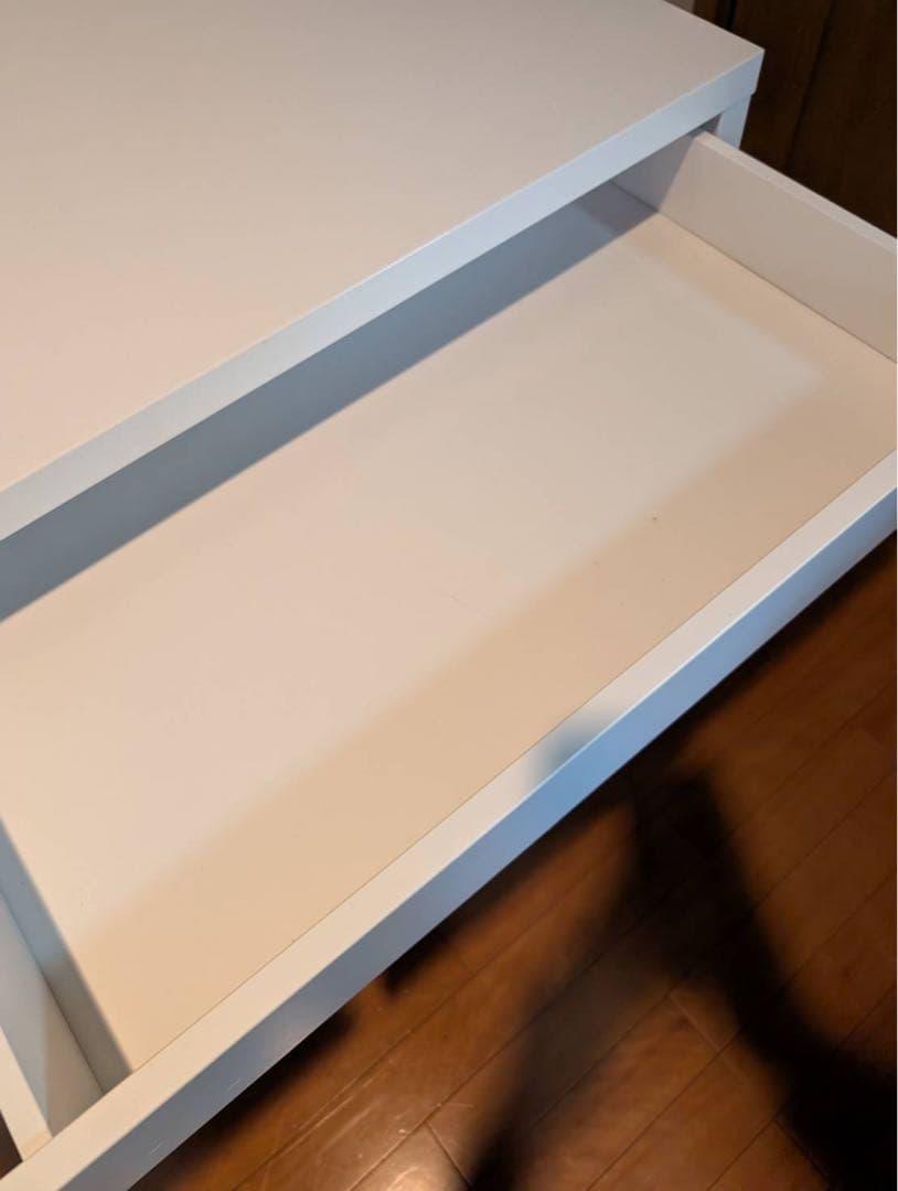 【送料込】IKEA ミッケ ホワイト パソコンデスク 収納棚シェルフ 学習机