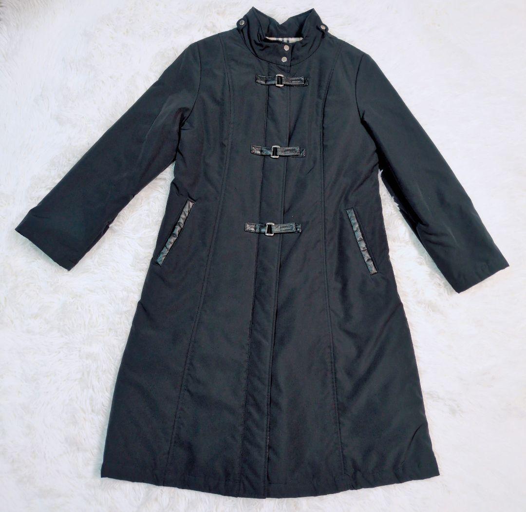 BURBERRY LONDON バーバリー ロングコート ノバチェック Aライン