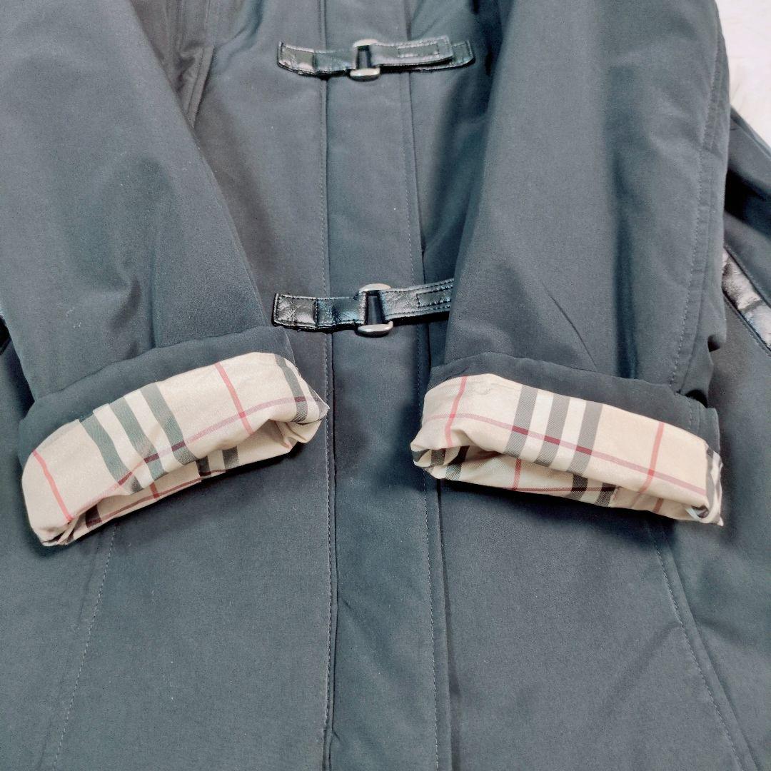 BURBERRY LONDON バーバリー ロングコート ノバチェック Aライン