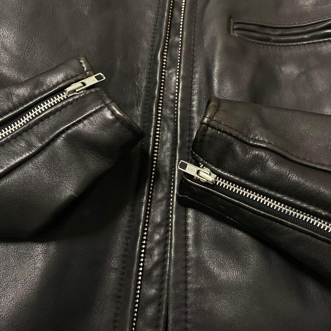 【美品即完売】schott usa製 ライナー付 レザージャケット ブラック