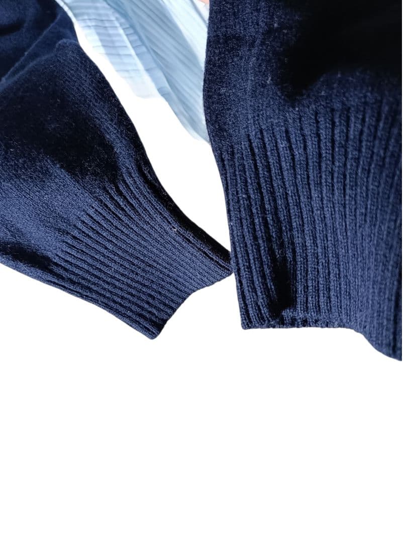 sacai サカイ 異素材ドッキング プリーツ ニット サイズ2