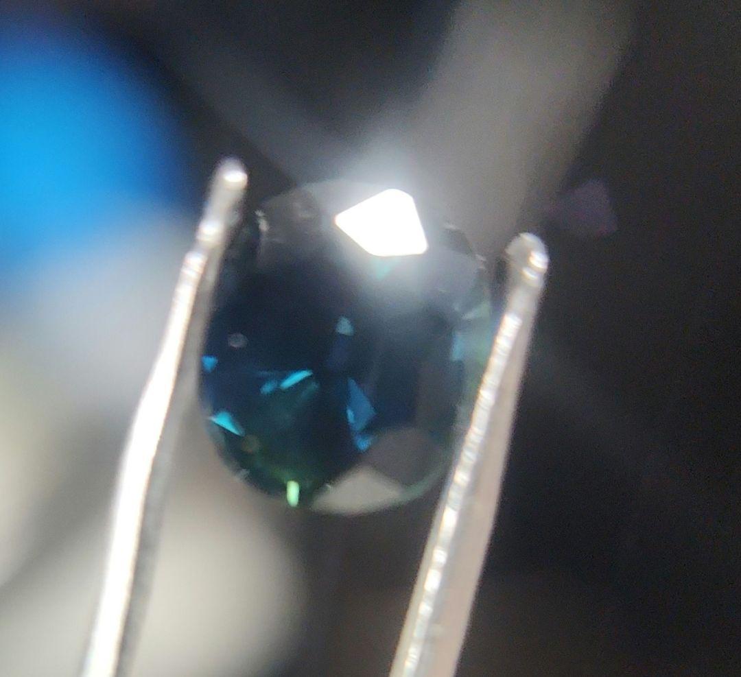 天然ブルーグリーン サファイア0.815ct