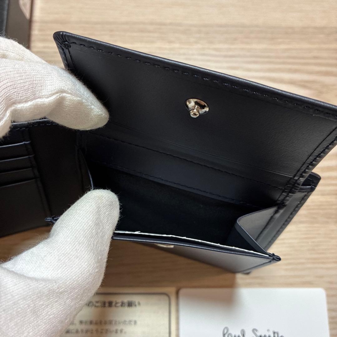 ★新品未使用★ポールスミス　財布　折り財布　ネイビー