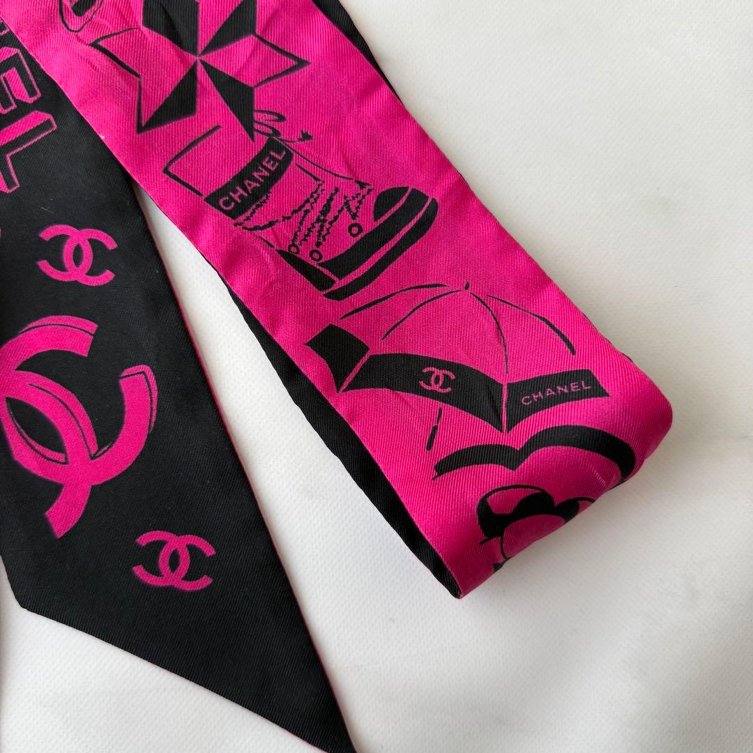 シャネル＊ヘアバンド＊カメリア＊スカーフ