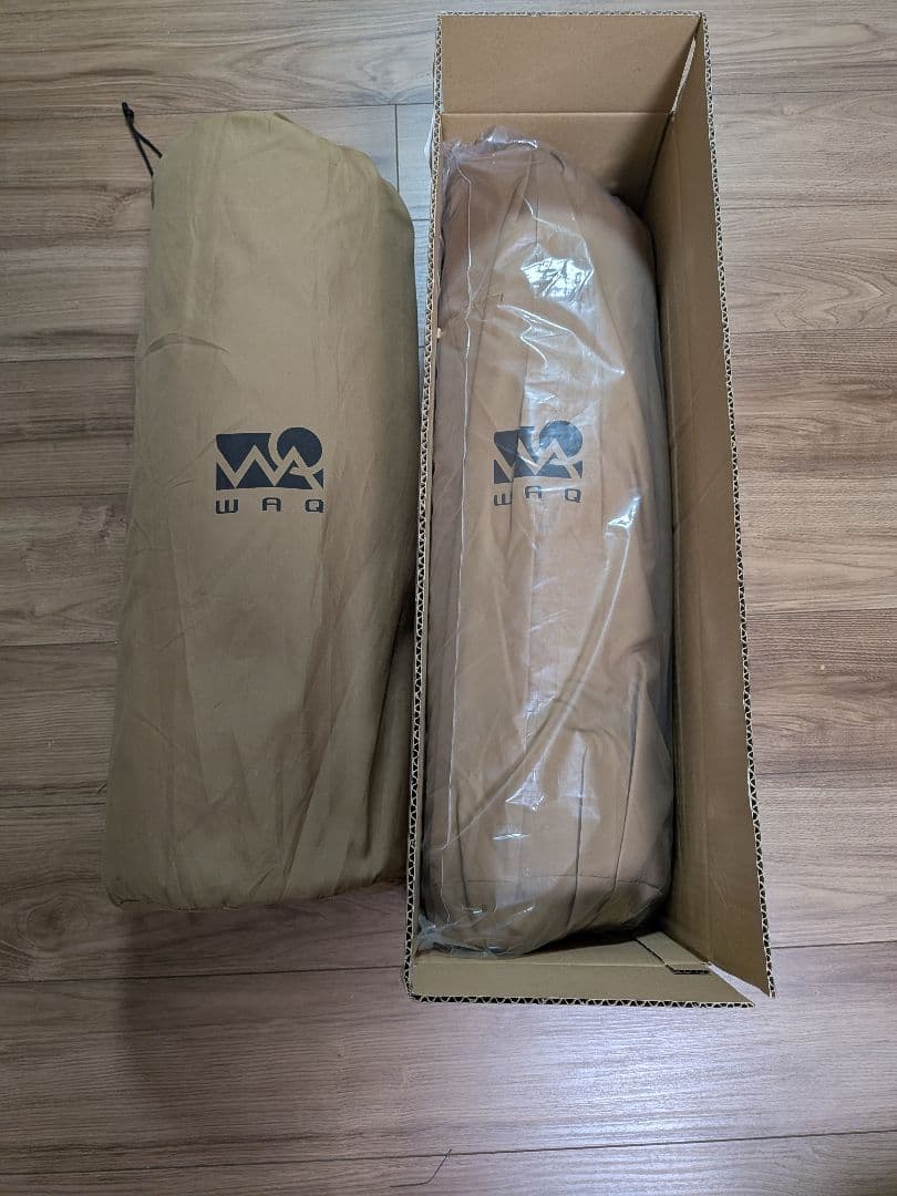 WAQ インフレータブルマット 8cm　2個セット　1つは購入後検品展開のみ