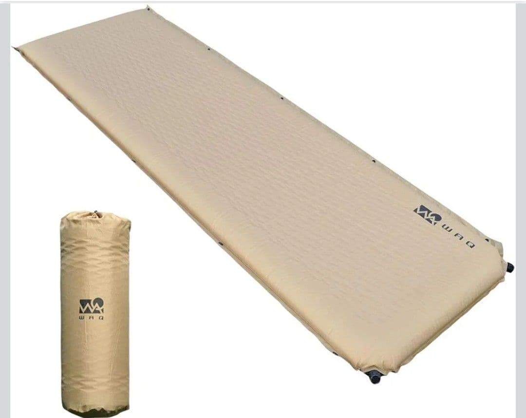 WAQ インフレータブルマット 8cm　2個セット　1つは購入後検品展開のみ