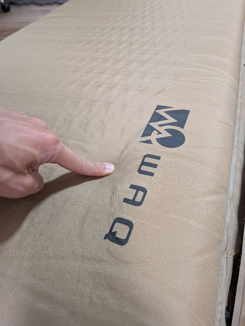 WAQ インフレータブルマット 8cm　2個セット　1つは購入後検品展開のみ