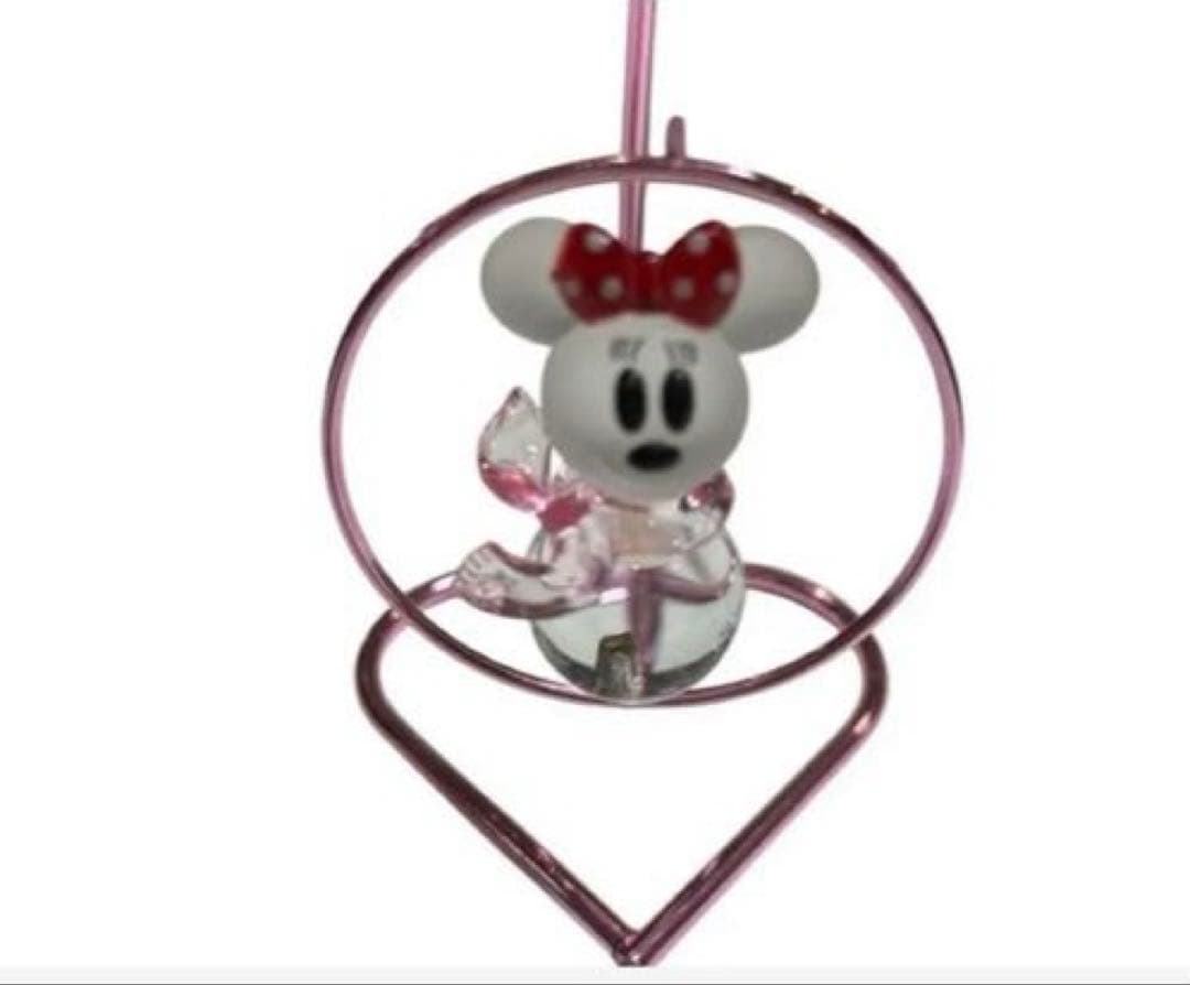 ガラス細工　ディズニー　 クリスマス　ミッキー ミニー雪だるま