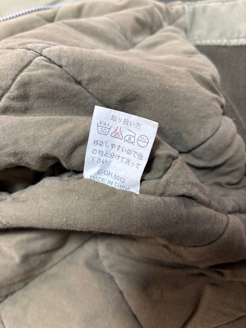 雰囲気抜群 フライトジャケット サイズLA 中綿　vintage