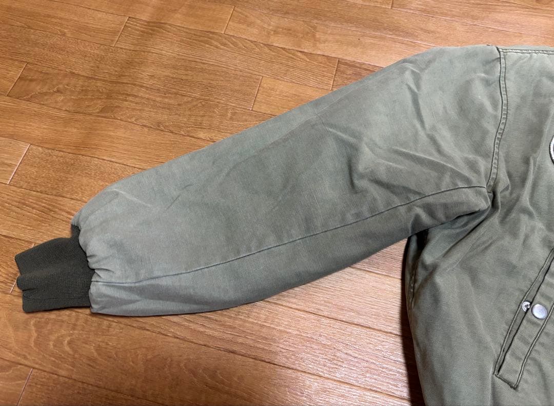 雰囲気抜群 フライトジャケット サイズLA 中綿　vintage