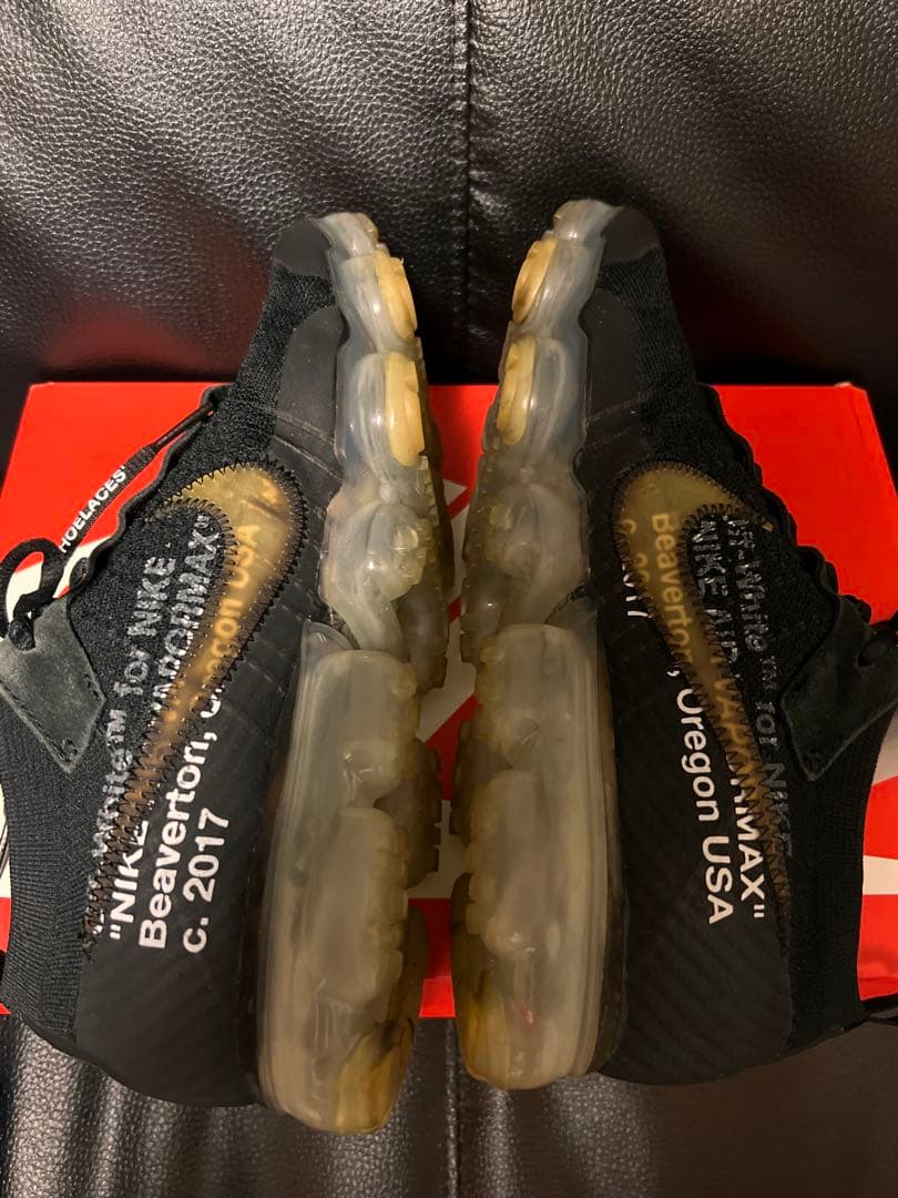 最終値下Off-White × Nike Air Vapormax \"Black