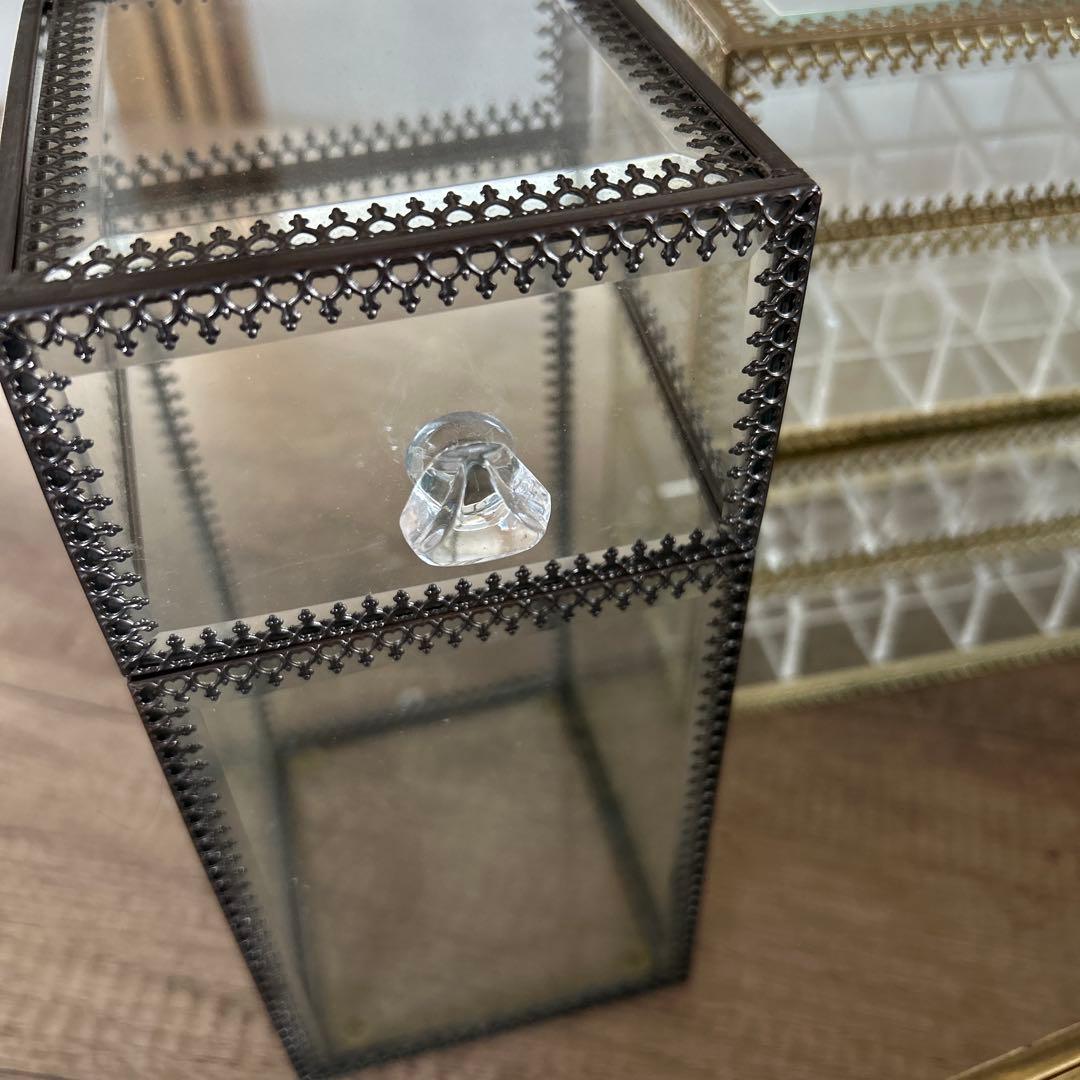 ガラス製コレクションボックスセット