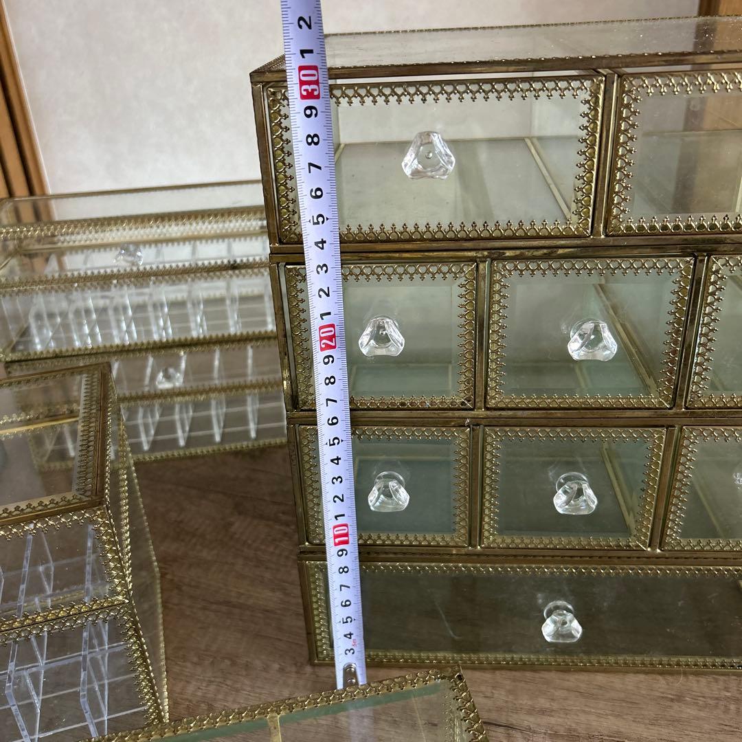 ガラス製コレクションボックスセット