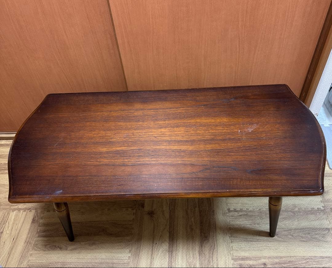 飛騨産業　キツツキマーク　アンティーク 木製テーブル　　ローテーブル