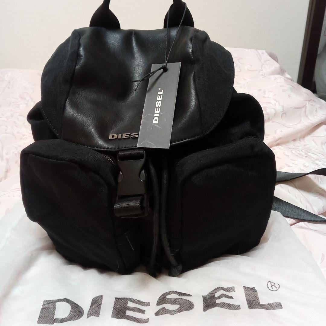 新品　未使用　DIESEL ディーゼル レディース　ナイロンリュック ブラック