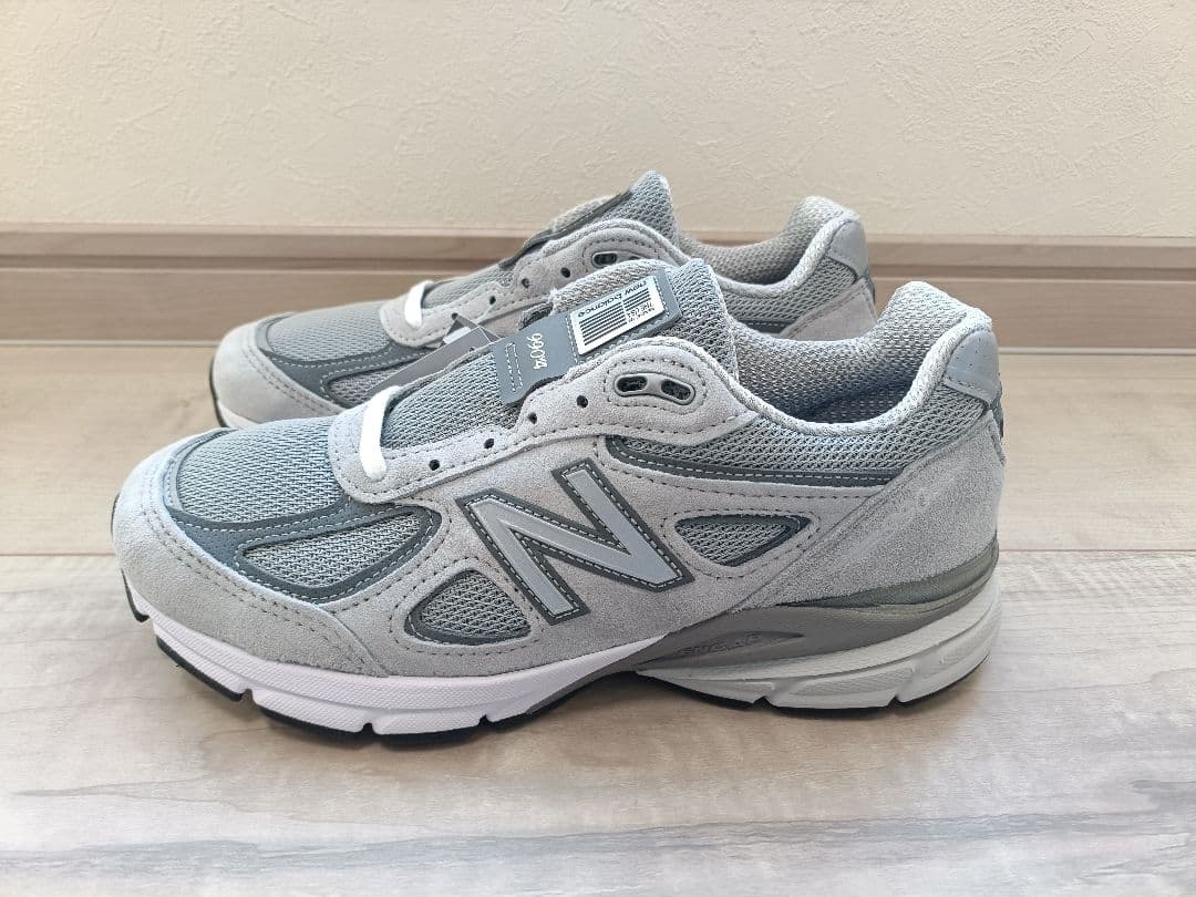 24.5cm 新品 ニューバランス U990GR4 USA製 グレー 990V4