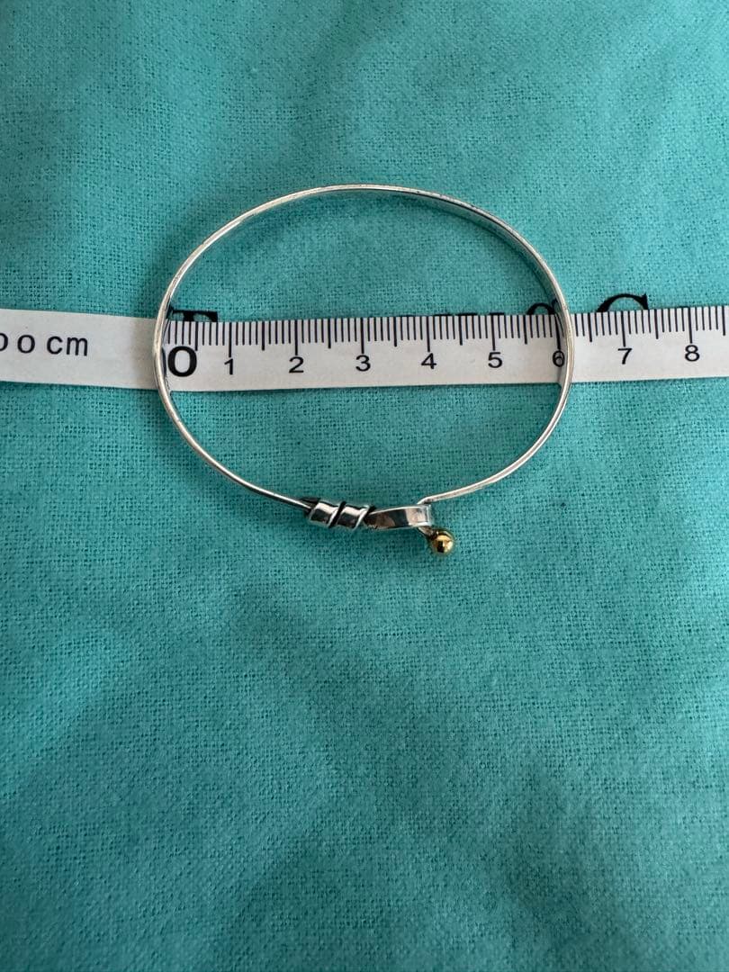 Tiffany & Co. フックアンドアイバングルブレスレット 925/750