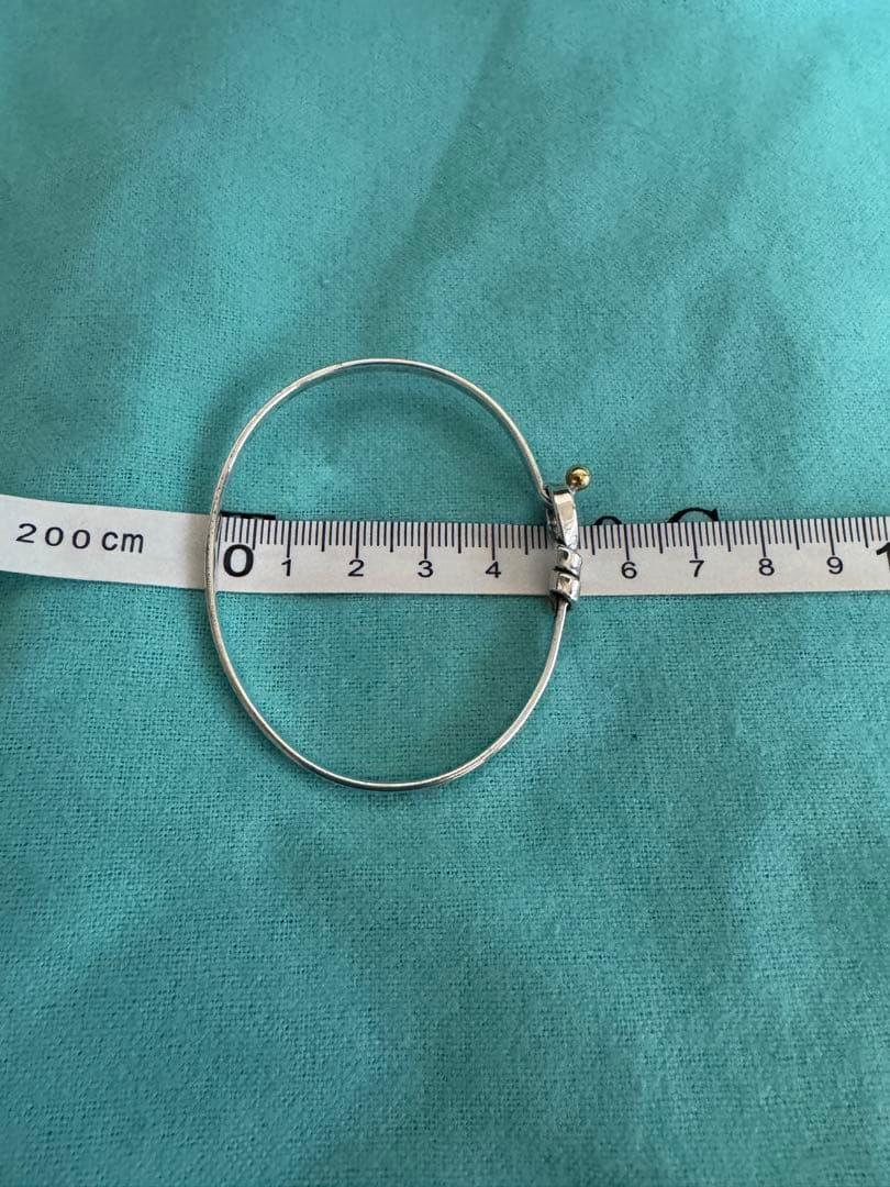 Tiffany & Co. フックアンドアイバングルブレスレット 925/750